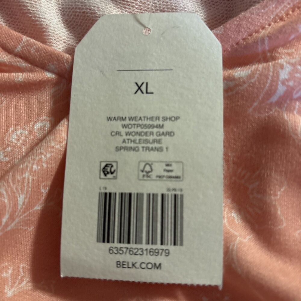 Wonderly Women's XL Pale Peack Babydoll Blouse NWT - Picture 11 of 13